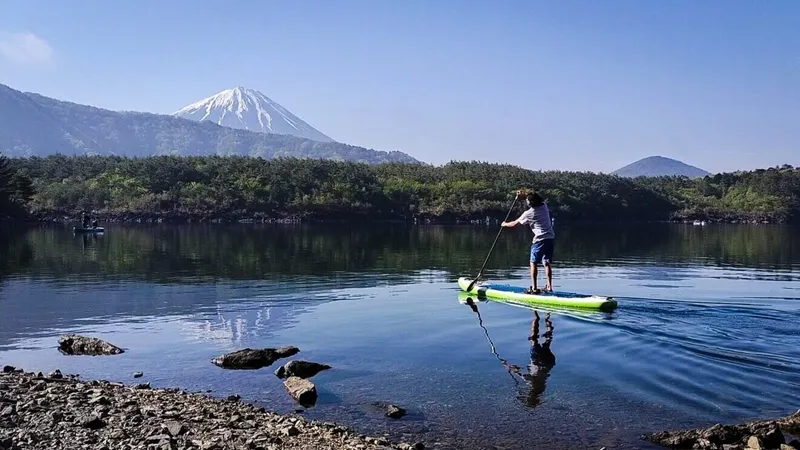 ＳＵＰ早朝プライベートツアーの様子