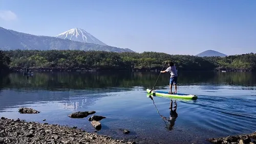 ＳＵＰ早朝プライベートツアーの様子