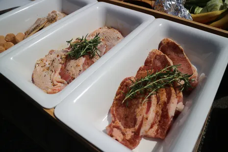 bbqの料理